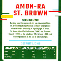 Amon-Ra St. Brown 2023 Donruss Football Series Mint 3rd Year Card #96