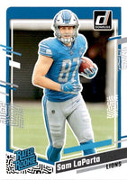 Sam LaPorta 2023 Donruss Football Series Mint RATED ROOKIE Card #332
