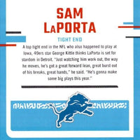 Sam LaPorta 2023 Donruss Football Series Mint RATED ROOKIE Card #332