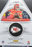Patrick Mahomes 2023 Panini Certified Piece of The Game Series Mint Insert Card #POG-29 Featuring an Authentic LARGE White Jersey Swatch #124/199 Made
