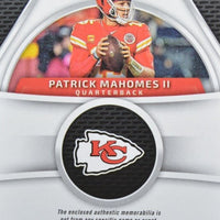 Patrick Mahomes 2023 Panini Certified Piece of The Game Series Mint Insert Card #POG-29 Featuring an Authentic LARGE White Jersey Swatch #124/199 Made