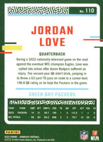 Jordan Love 2023 Donruss Football Series Mint Card #110
