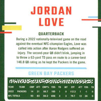 Jordan Love 2023 Donruss Football Series Mint Card #110