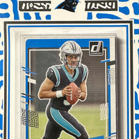 Carolina Panthers 2023 Donruss Factory Sealed Team Set with Rated Rookie Cards of Bryce Young #311 and Jonathan Mingo