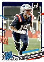 New England Patriots 2023 Donruss Factory Sealed Team Set with 3 Rated Rookie cards
