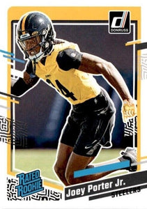 Pittsburgh Steelers 2023 Donruss Factory Sealed Team Set with 3 Rated Rookie Cards