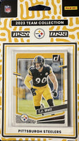 Pittsburgh Steelers 2023 Donruss Factory Sealed Team Set with 3 Rated Rookie Cards
