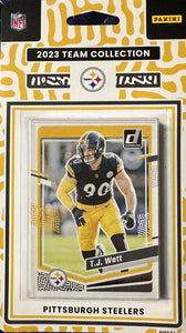 Pittsburgh Steelers 2023 Donruss Factory Sealed Team Set with 3 Rated Rookie Cards