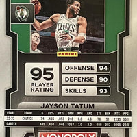 Jayson Tatum 2023 2024 Panini Prizm Monopoly Series Mint Card #7