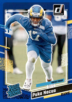 Puka Nacua 2023 Donruss Football Series BLUE Press Proof Version Mint RATED ROOKIE Card #357
