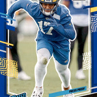 Puka Nacua 2023 Donruss Football Series BLUE Press Proof Version Mint RATED ROOKIE Card #357