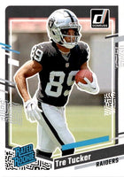 Las Vegas Raiders 2023 Donruss Factory Sealed Team Set with 4 Rated Rookie Cards
