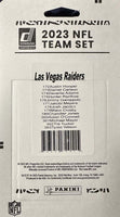 Las Vegas Raiders 2023 Donruss Factory Sealed Team Set with 4 Rated Rookie Cards

