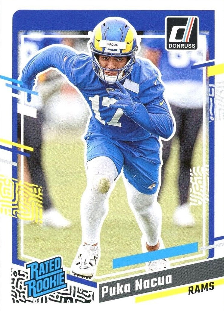 Puka Nacua 2023 Donruss Football Series Mint RATED ROOKIE Card #357