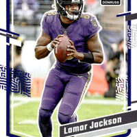 Lamar Jackson 2023 Donruss Football Series Card #18