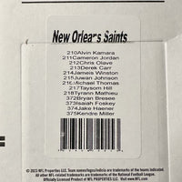 New Orleans Saints 2023 Donruss Factory Sealed Team Set with 4 Rated Rookie Cards