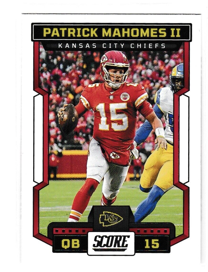 Patrick Mahomes 2023 Score Football Series Mint Card #119