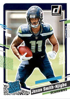 Seattle Seahawks 2023 Donruss Factory Sealed Team Set with Jaxon Smith Njigba and 4 Other Rated Rookie Cards
