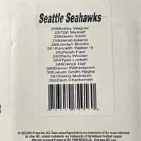 Seattle Seahawks 2023 Donruss Factory Sealed Team Set with Jaxon Smith Njigba and 4 Other Rated Rookie Cards