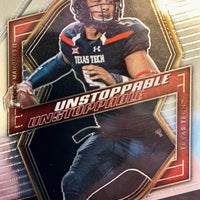 Patrick Mahomes 2023 Panini Select Draft Picks Unstoppable Series Mint Insert Card #UN-16