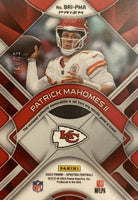 Patrick Mahomes 2023 Panini Spectra Brilliance Series Mint Insert BRI-PMA Featuring an Authentic Red Jersey Swatch # 59 of only 60 Made
