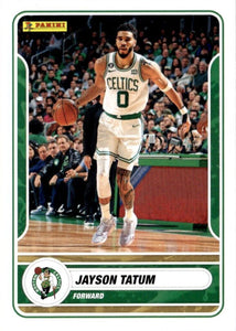 Jayson Tatum 2023 2024 Panini Limited Edition Full Sized Sticker Card Series Mint Card #17