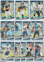 Tennessee Titans 2023 Donruss Factory Sealed Team Set Featuring Rated Rookie Cards of Will Levis, Peter Skoronski and Tyjae Spears
