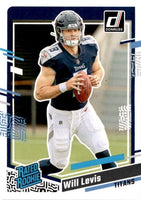 Tennessee Titans 2023 Donruss Factory Sealed Team Set Featuring Rated Rookie Cards of Will Levis, Peter Skoronski and Tyjae Spears
