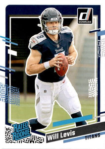 Tennessee Titans 2023 Donruss Factory Sealed Team Set Featuring Rated Rookie Cards of Will Levis, Peter Skoronski and Tyjae Spears