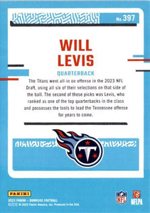 Tennessee Titans 2023 Donruss Factory Sealed Team Set Featuring Rated Rookie Cards of Will Levis, Peter Skoronski and Tyjae Spears