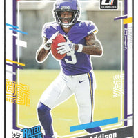 Minnesota Vikings 2023 Donruss Factory Sealed Team Set Featuring 3 Rated Rookie Cards