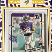 Minnesota Vikings 2023 Donruss Factory Sealed Team Set Featuring 3 Rated Rookie Cards