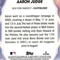 Aaron Judge 2023 Topps CHROME Stars of MLB Mint Insert Card #SMLB-13
