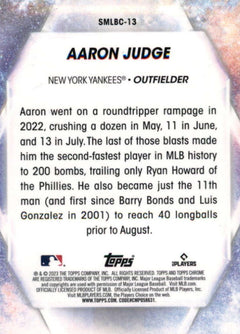 2023 Topps Stars of the MLB #SMLB-13 Aaron Judge New York Yankees Baseball  Trading Card