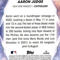 Aaron Judge 2023 Topps Stars of MLB Mint Insert Card #SMLB-13