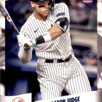 Aaron Judge 2024 Topps BIG LEAGUE Baseball Series Mint Card #129 picturing this New York Yankees Star is his Pinstriped Jersey