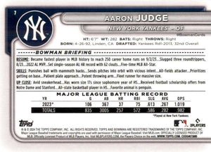 Aaron Judge 2024 Topps BOWMAN Series Mint Card #7