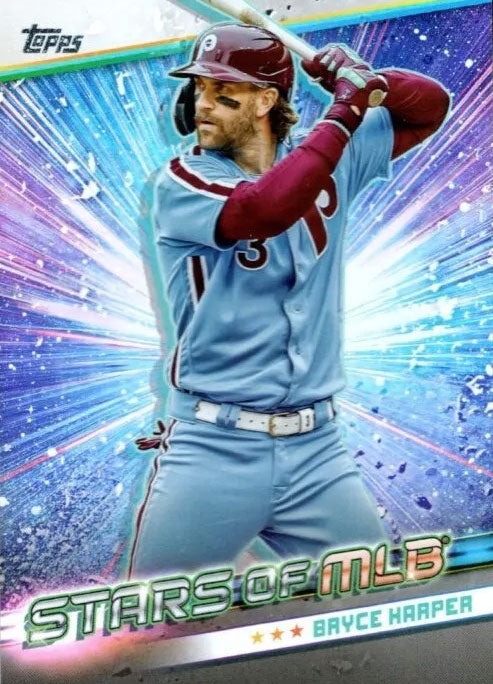 Bryce Harper 2024 Topps Stars of MLB Mint Insert Card #SMLB-14