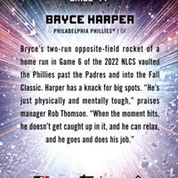 Bryce Harper 2024 Topps Stars of MLB Mint Insert Card #SMLB-14