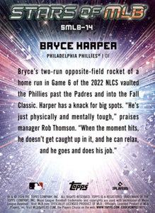 Bryce Harper 2024 Topps Stars of MLB Mint Insert Card #SMLB-14