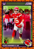 Patrick Mahomes 2024 Panini Score Halloween Orange Pumpkin Series Mint Card #137
