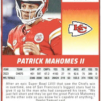 Patrick Mahomes 2024 Panini Score Series Mint Card #137