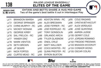 Shohei Ohtani and Mookie Betts 2024 Topps Elites of the Game Series Mint Card #138
