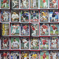 Boston Red Sox 2024 Topps Complete Mint Hand Collated 30 Card Team Set Featuring Rafael Devers, Jarren Duran and Masataka Yoshida with 8 Rookie Cards including Ceddanne Rafaela and Wilyer Abreu Plus