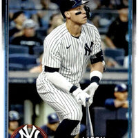 New York Yankees 2024 Topps Complete Mint Hand Collated 21 Card Team Set Featuring 3 Different Aaron Judge Cards Plus Gerrit Cole and Rookie Cards of Clay Holmes, Austin Wells and Jasson Dominguez