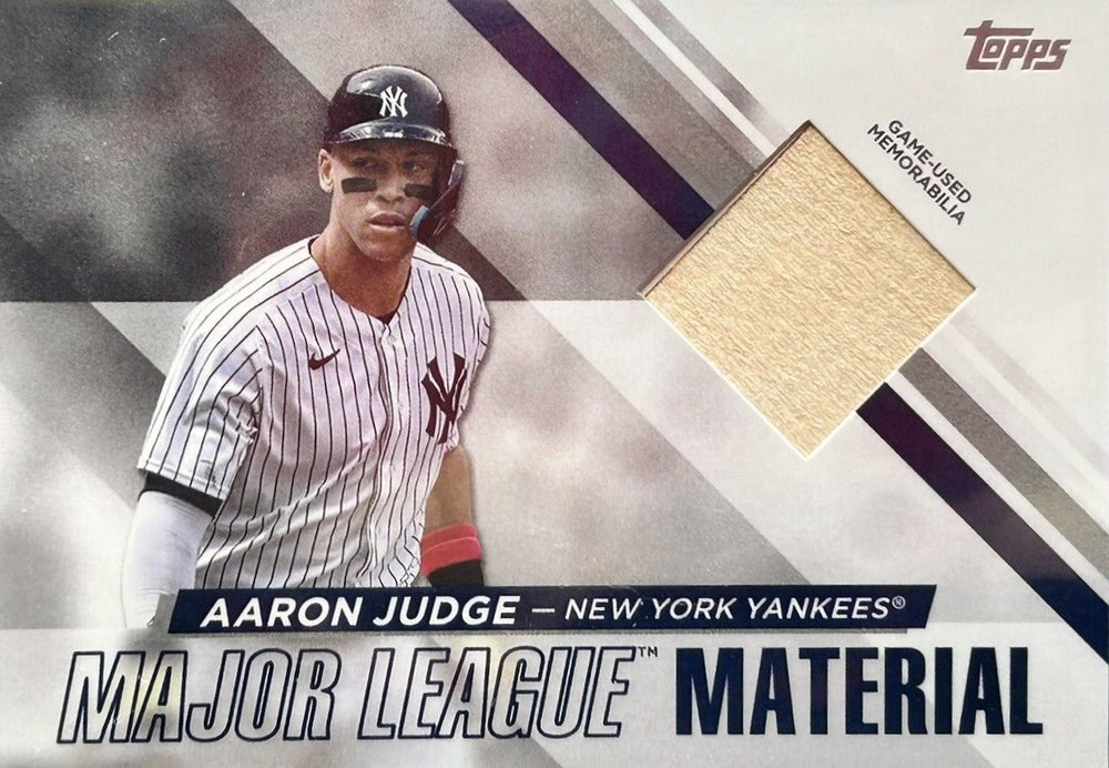 Aaron Judge 2024 Topps Major League Material Game Used Bat Relic Card #MLM-AJ