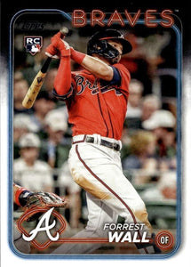 Atlanta Braves 2024 Topps Complete Mint Hand Collated 24 Card Team Set Featuring Ozzie Albies Ronald Ocuna Matt Olson and Chris Sale Plus 5 Rookie Cards including AJ Smith-Shawver and J.P. Martinez