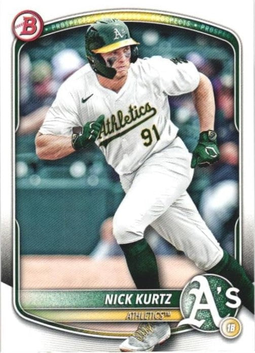 Nick Kurtz 2025 Bowman Prospects Baseball Series Mint Rookie Card #BP-114