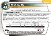Nick Kurtz 2025 Bowman Prospects Baseball Series Mint Rookie Card #BP-114
