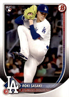 Los Angeles Dodgers 2025 Bowman Series 16 Card Team Set made by Topps Featuring Yoshinobu Yamamoto, Shohei Ohtani, Freddie Freeman, Mookie Betts, Rookies and Prospect Cards
